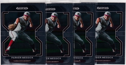 LOT (4) 2022 PRIZM DRAFT RC PARKER MESSICK CLEVELAND GUARDIANS ROOKIE MLB #1142