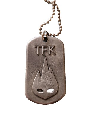 TFK Band Anhänger Retro - Anhänger für Schlüssel o Ketten - Thousand Foot Krutch