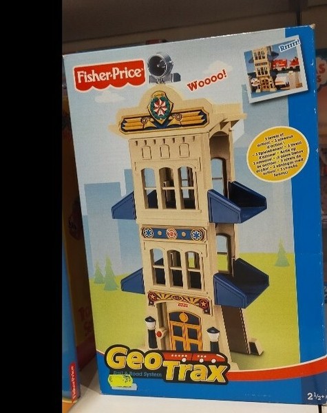 GEOTRAX FISHER PRICE TORRE CON SONIDO GEO TRAX .NUEVO. 