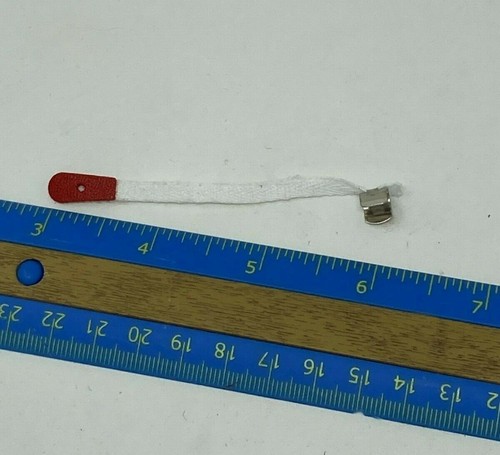 Upright Piano Bridle Straps - Clip-on style - Set of 90, white with red tabs - 第 2/2 張圖片