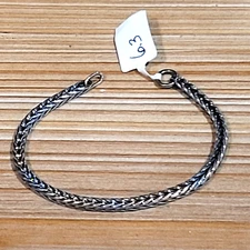 NEW Trollbeads Original Foxtail 15216 Bracelet Silver 6.3" (5.3" actual)