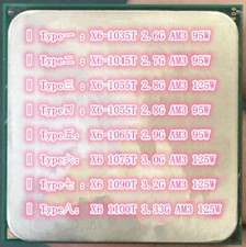 AMD Phenom II X6-1035T X6-1045T X6-1055T X6-1065T X6-1075T X6-1090T X6-1100T CPU
