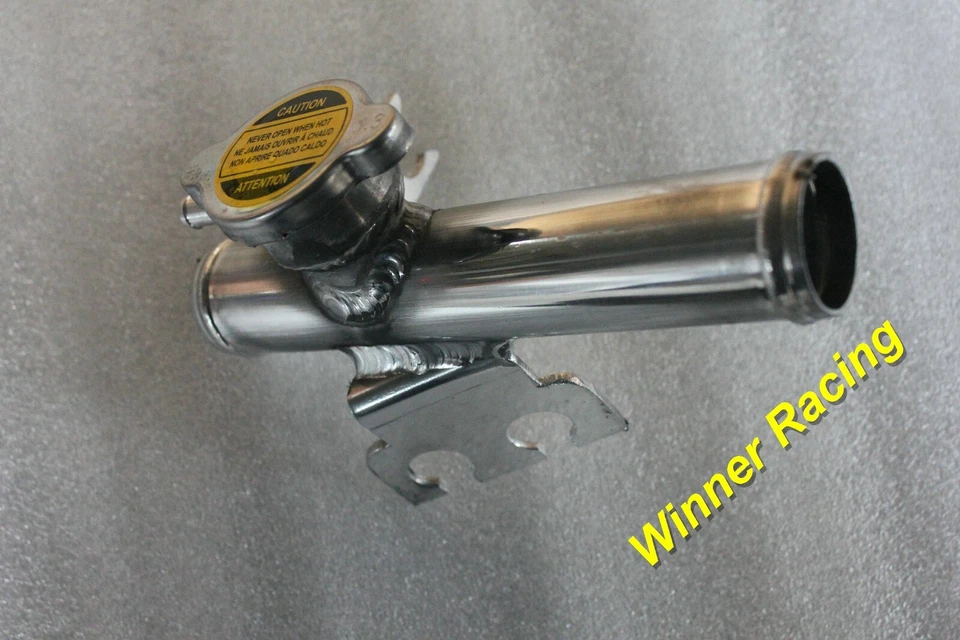 Fit Toyota MR2 / MS AW11 1984-1989 aluminum fillerneck + cap + overflow pipe - Image 4 of 4