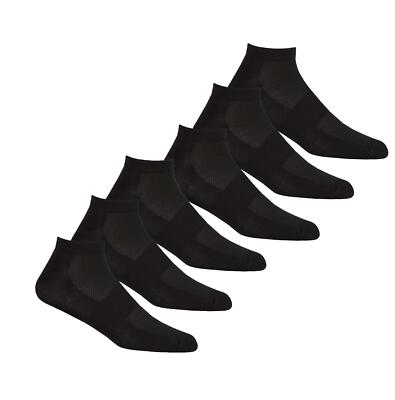 Sock Stack 6 Pairs Of Mens Bamboo Trainer Liner Socks UK Size 6-11 | eBay