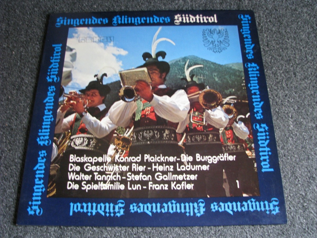 Singendes Klingendes Südtirol LP-1977 Italy-Volksmusik-Sampler