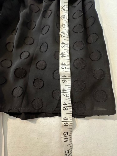 Womens S/M Maxi Dress Black Sleeveless Tiered Boho Hippie Flowy Dark Romantic - Picture 8 of 8