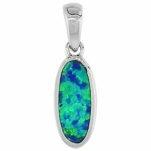 Opal Pendant Titanium Fashion Necklaces & Pendants