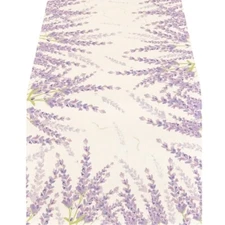 Elegant Lavender Table Runner Dining Table Cloth Placemat Party Decoration