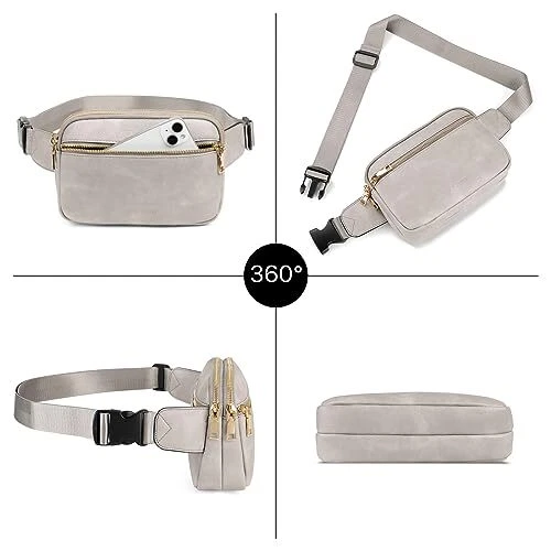 Belt Bag for Women Crossbody Bags for Women Trendy Chest Bag for Men F-Grey Belt Bag for Women Crossbody Bags for Women Trendy Chest Bag for Men F-Grey
