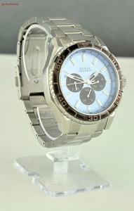 Nouveau Premier Fashion MoNTRe GUESS Argenté Acier HOMME Coquet | eBay