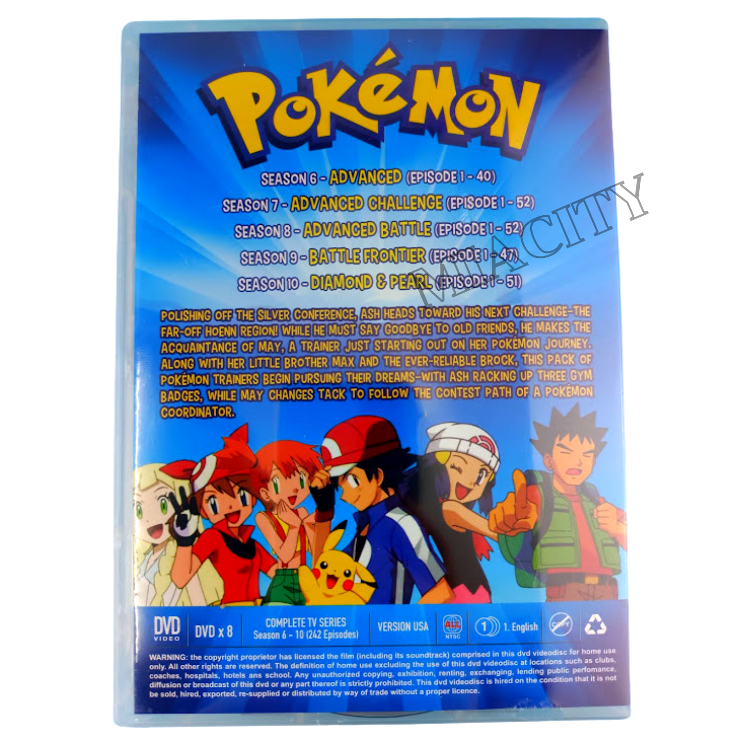 Pokémon Temporadas 1 á 10 Completas e Dubladas em DVD