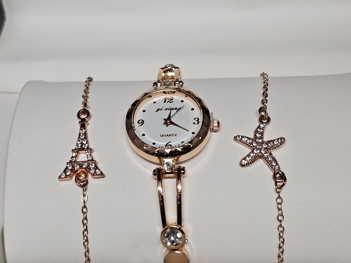 New Ladies Gift Birthday Watch and Bracelet wrist watch Set  display picture 1