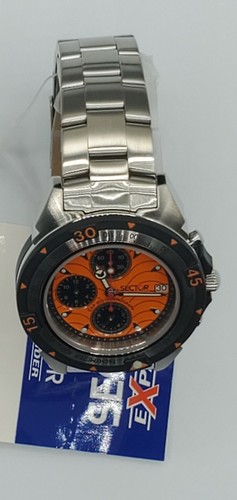 Sector Expander 202 Men's Orange Tiger King Inspired Watch New with tags - Picture 6 of 12