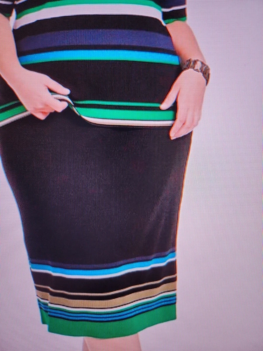 Inc striped cheap skirt