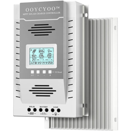 100A 80A 60A 40A MPPT Solar Panel Regulator Charge Controller Auto 12V 24V Y6