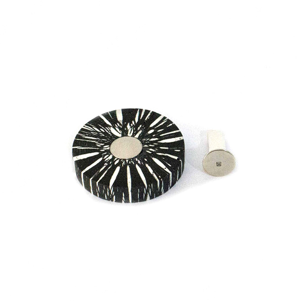 [MADiNKO] Cera-filled Car Interior Rounded Objet Air Vent Type (2 Sizes)