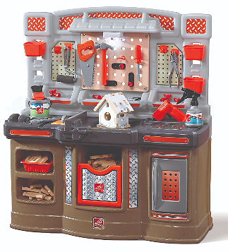 2 In 1 36pc Kids Tool Bench Workshop Tools Playset Car Mechanic