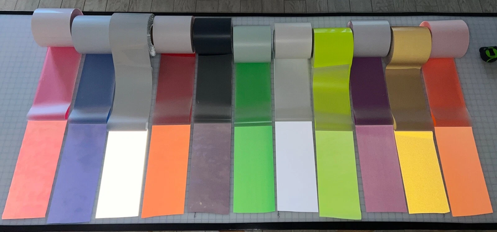 REFLECTIVE IRON ON- 0.75" 1" 2" 4" 6" Widths- 11 Different Colors - 10' 20' 30' image 4