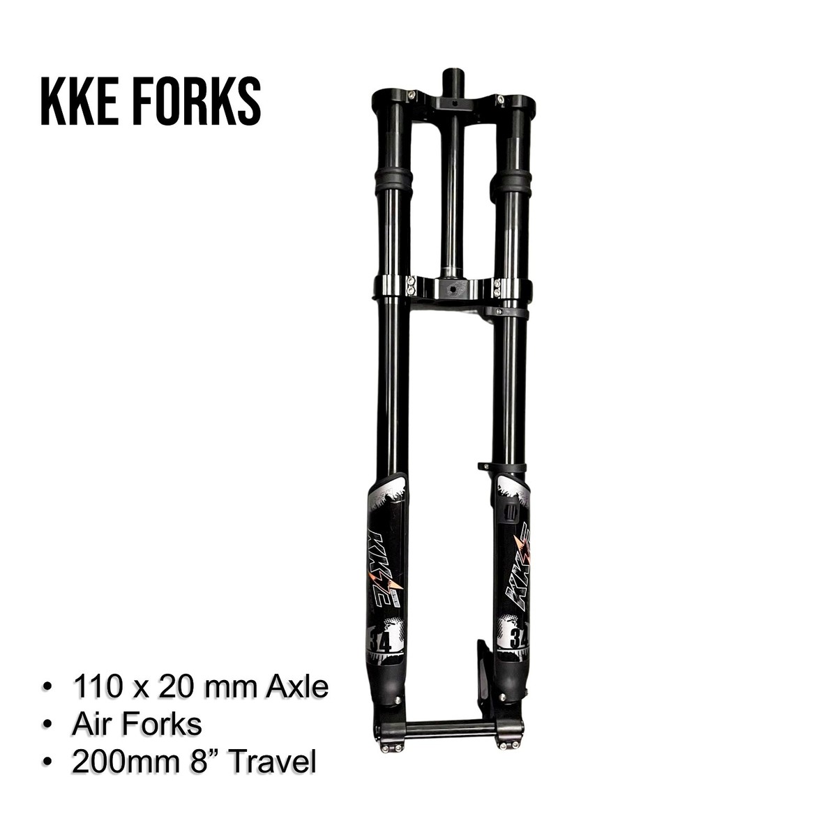 KKE MTB Bike Air Fork for Stealth Bomber SurRon EBike 8