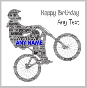 Motorcycle Birthday Card For Son In Law - Birthday Motorbike Gifts For Him - Harley Davidson Bike Stylish Birthday Card For Men - 'Classic' Birthday - Foto 4