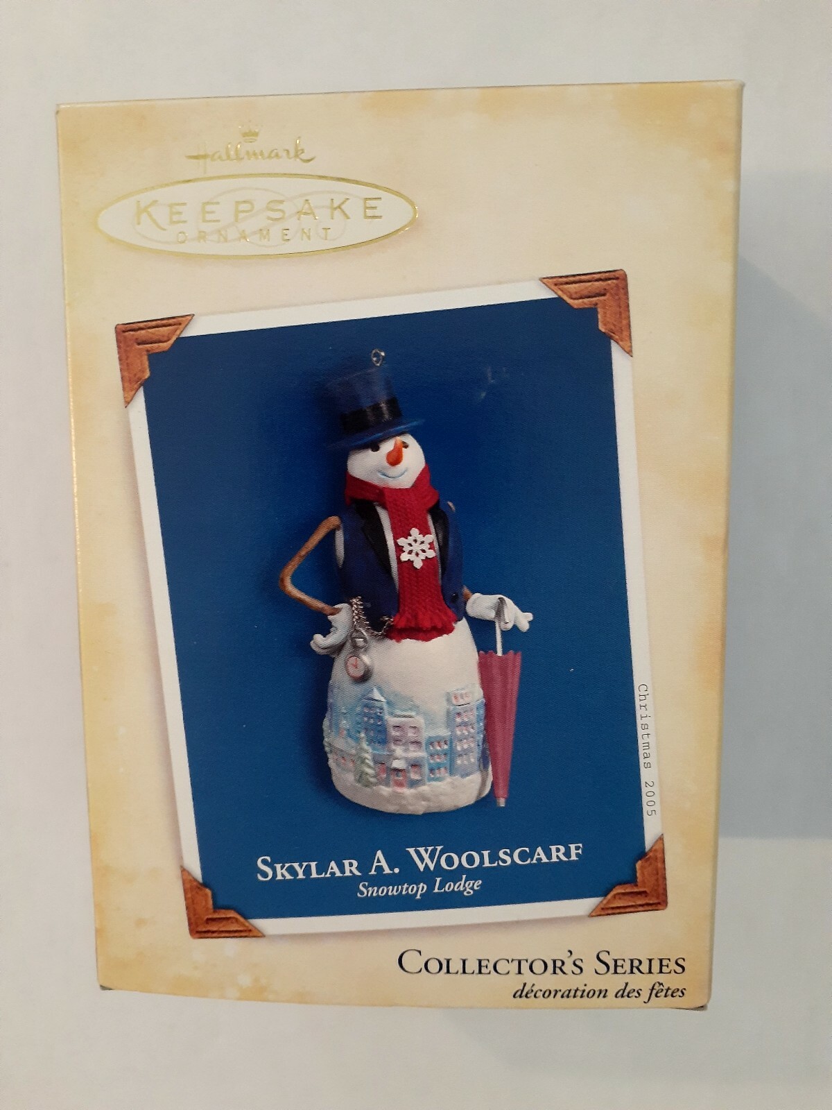 Hallmark ornaments Snowtop Lodge "SKYLAR A. WOODSCARF" QX2405 1st in