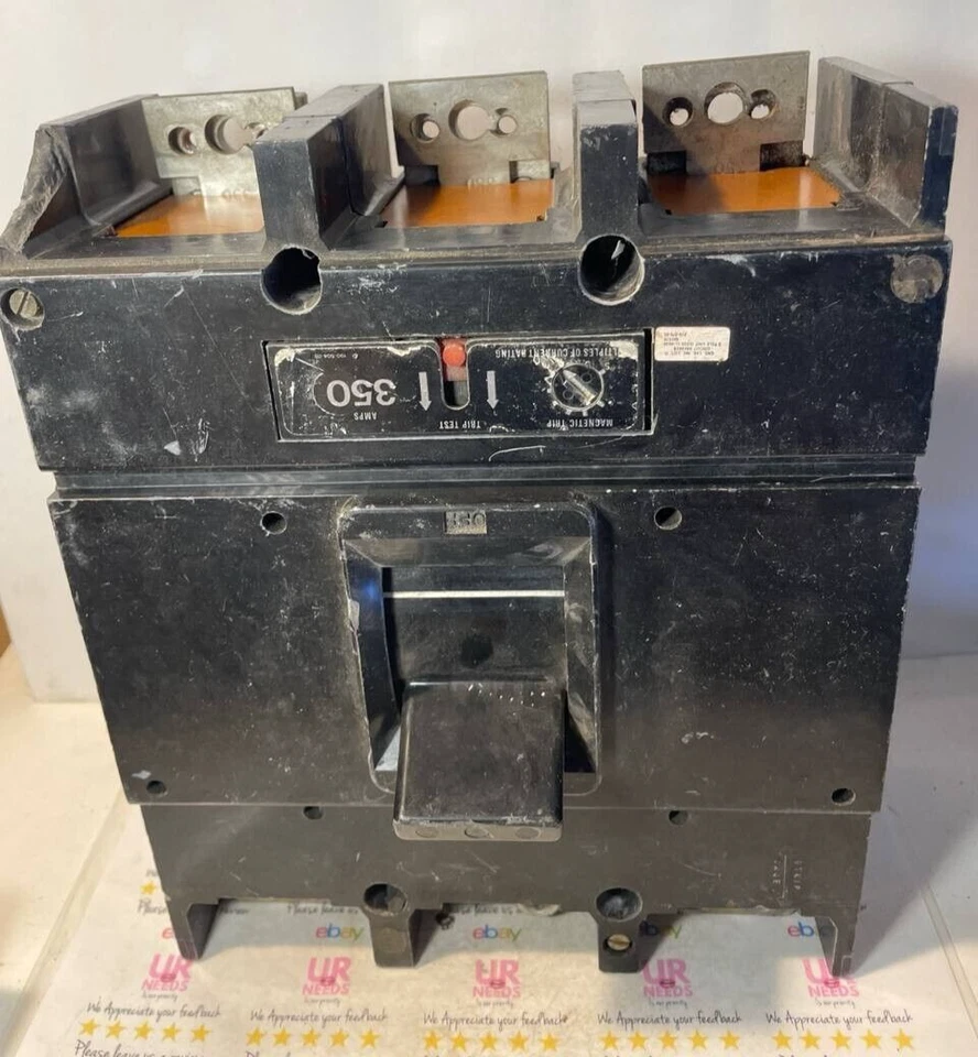 GTE/SYLVANIA - SJD-3-C-350-DISYUNTOR TIPO AJD, 350 A,240 VAC, 3 POLOS Chip Foto 3 de 4