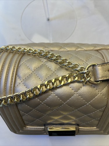 Christian Lacroix Champagne Gold Chain Strap Shoulder Bag Handbag Purse Sale! - Picture 18 of 21