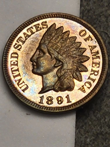 1891 BU Proof Indian Head Cent