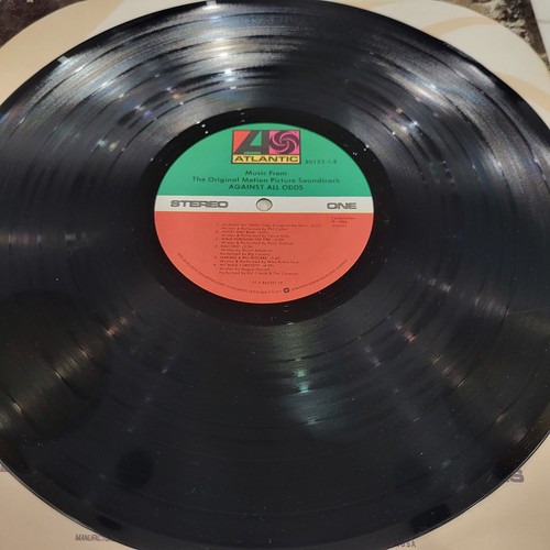 Against All Odds - Original Movie Soundtrack Vinyl LP - 1984- Atlantic 80152-1-E - Picture 4 of 6