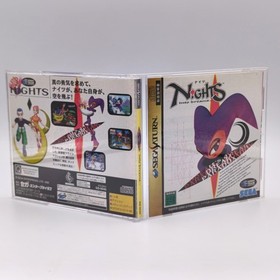 Nights into Dreams w/ Spine card 1996 Sega Saturn SS Sonic Team Japanese version