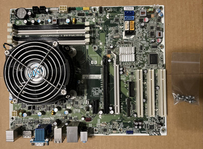 HP 8100 Elite Motherboard 531990-001 E162264 i5 6500 3.20GHz Processor Heatsink