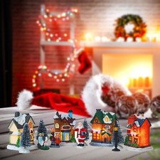 Village Gift Set Accessories Dynamic Rotation Rendering Atmosphere Scene