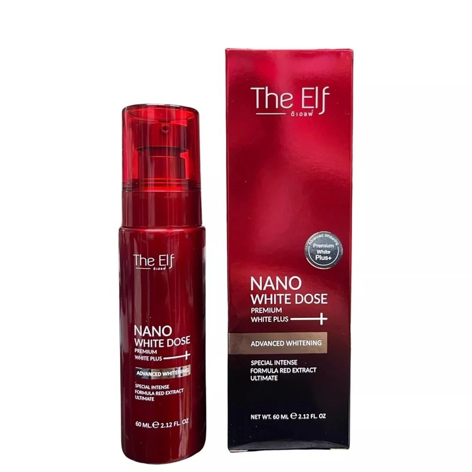 Le sérum blanchissant Elf Nano White Dose 60 ml anti-âge glutathion algues... - Photo 1/4