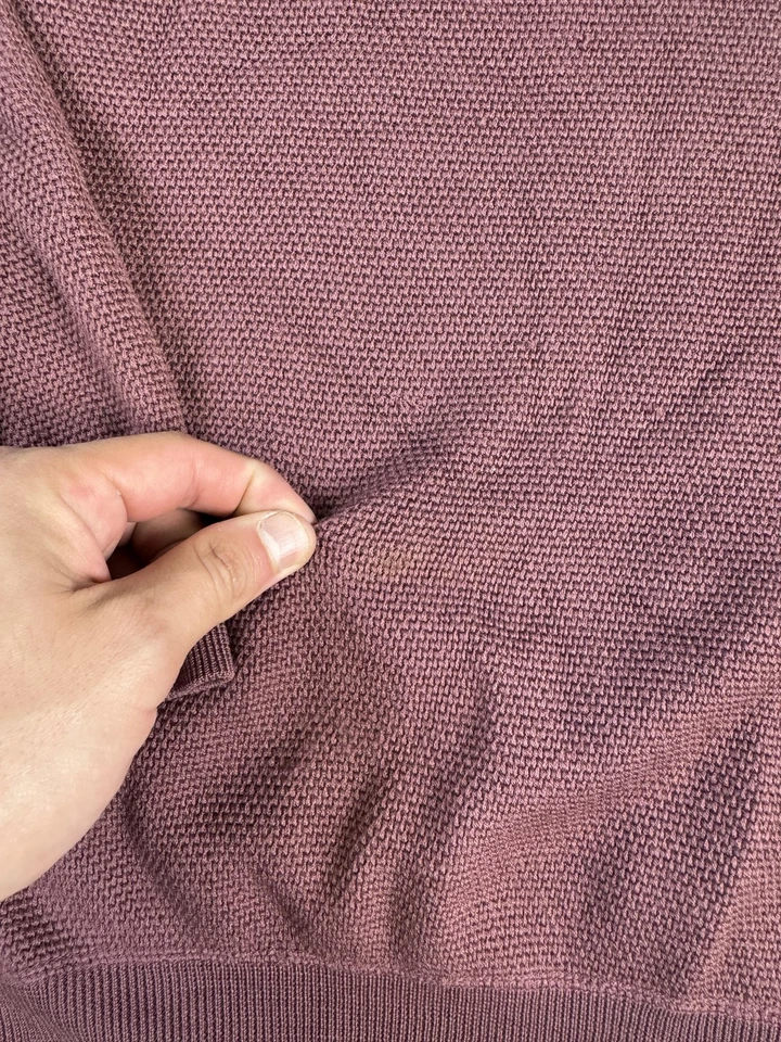 Suéter Ermenegildo Zegna Para Hombre 3XL 58 Borgoña Alto Rendimiento Hecho en Italia Foto 2 de 4