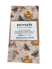 Beewraps SMALL 8” x 8” Made in USA Eco Friendly Reusable Beeswax Food Wrap