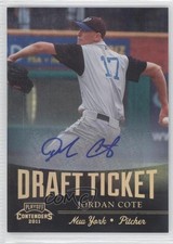 2011 Playoff Contenders Draft Tickets Signatures Jordan Cote #DT31 Auto 2u8