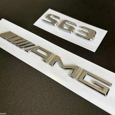 Badge Silber S63 AMG Silber Logo Schriftzug Aufkleber Embleme Für Mercedes-Benz Badge Silber S63 AMG Silber Logo Schriftzug Aufkleber Embleme Für Mercedes-Benz