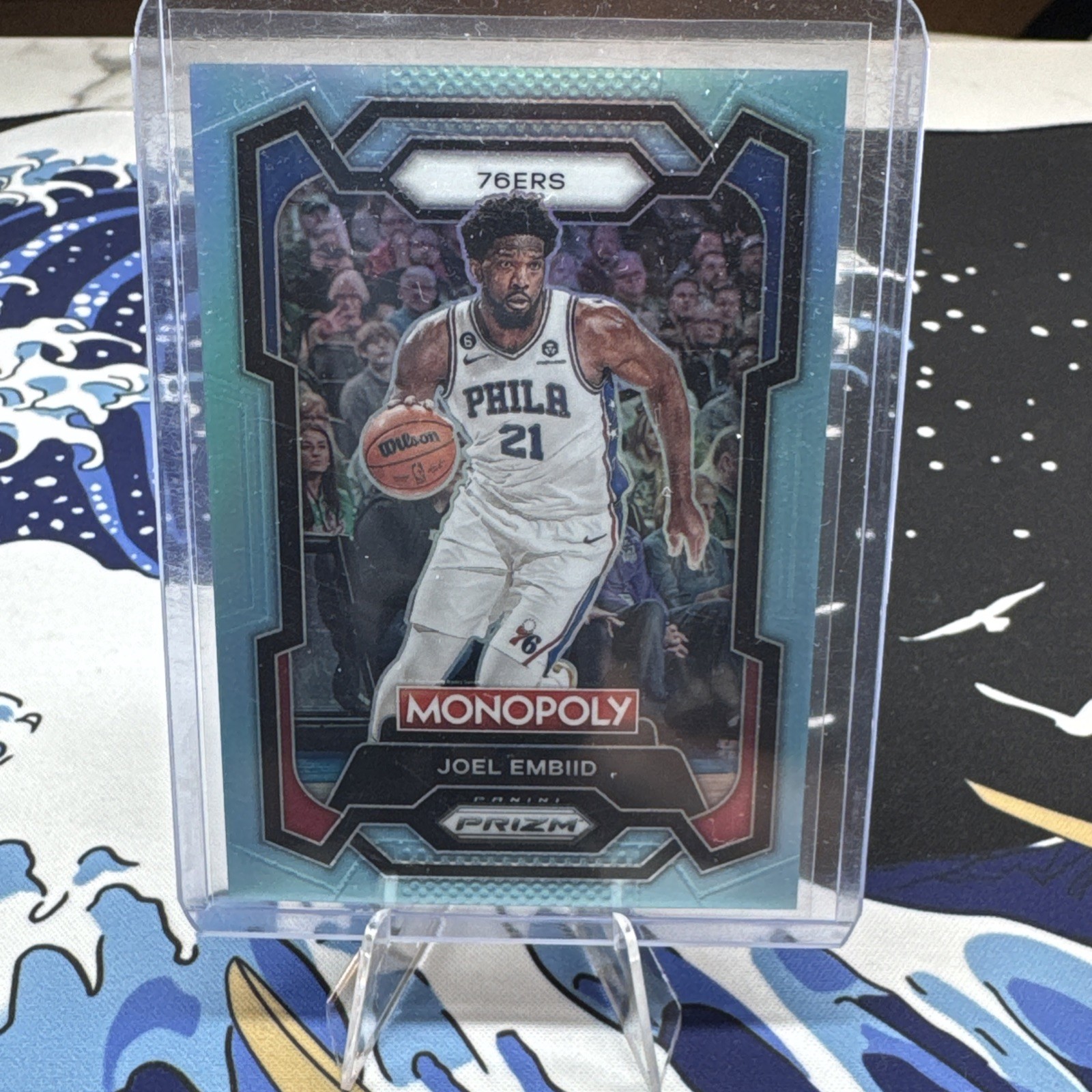 2023-24 Panini Prizm Monopoly - Joel Embiid #69 Light Blue Prizm /199