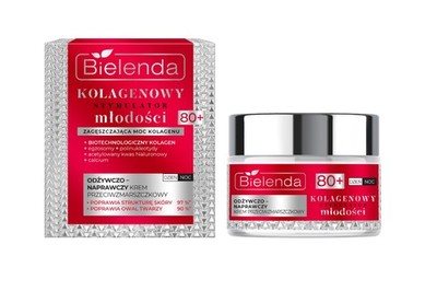 BIELENDA COLLAGEN SM Creme 80+ Nährt und repariert Tag und Nacht 50 ml