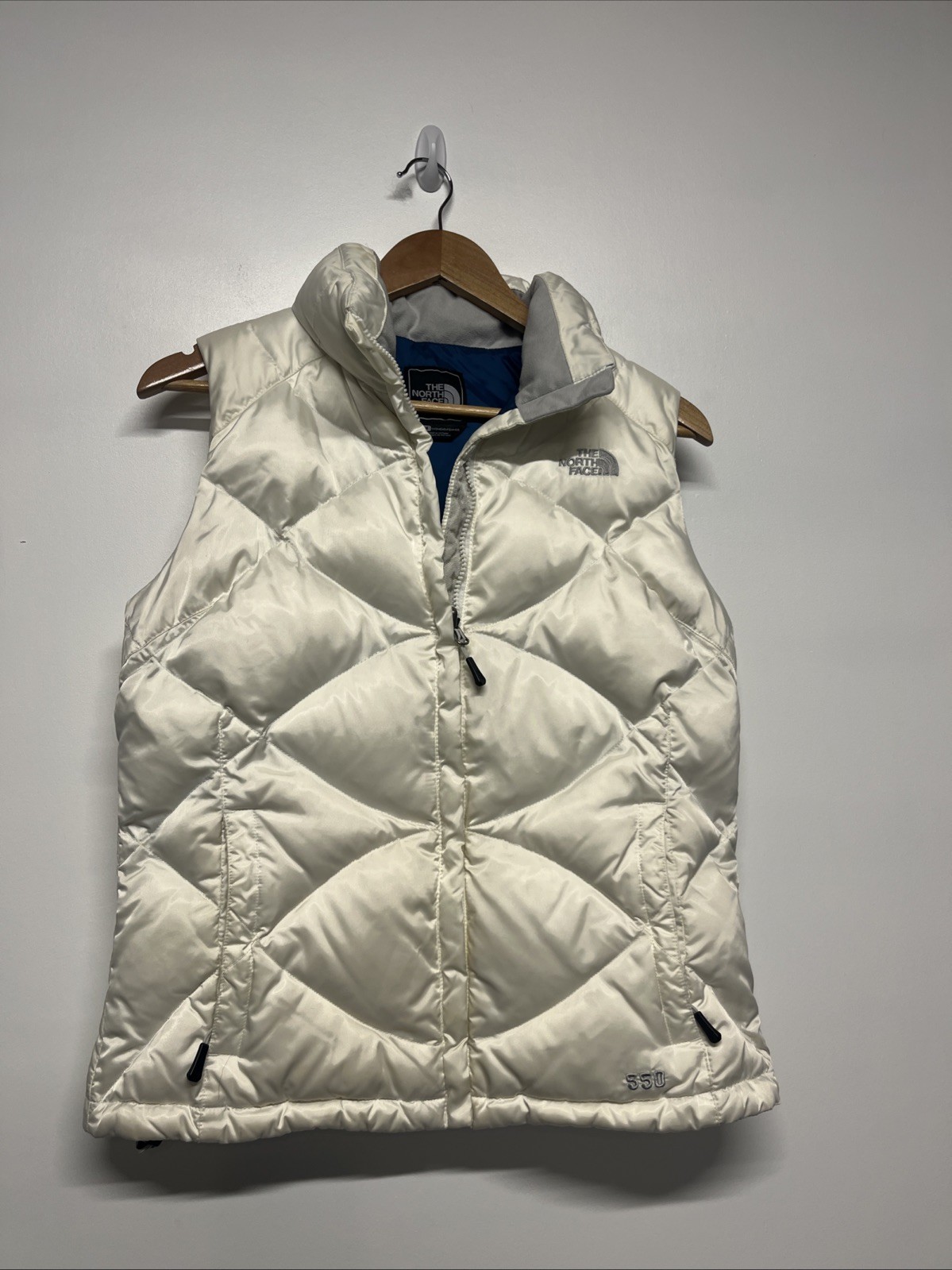 The North Face Womens Medium White 550 Fill Goose Down Puffer Vest
