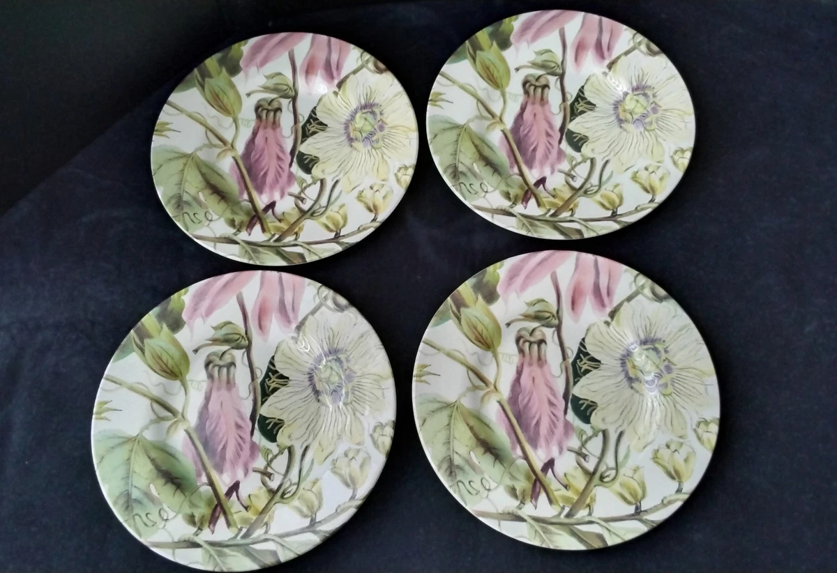 Ensemble assiette à pâtes soupière verte faïence céramique