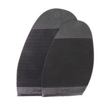 Everest Halbsohlen schwarz für Herrenschuhe mit Rillenprofil zur Schuhreparatur