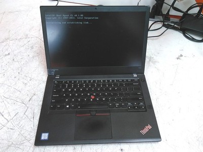 BAD USB Lenovo T470 Laptop Core i5-7300U 2.6GHz 8GB 0HD No PSU See Description