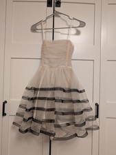 Vintage Betsey Johnson Strapless Tulle Cocktail Dress Size 0