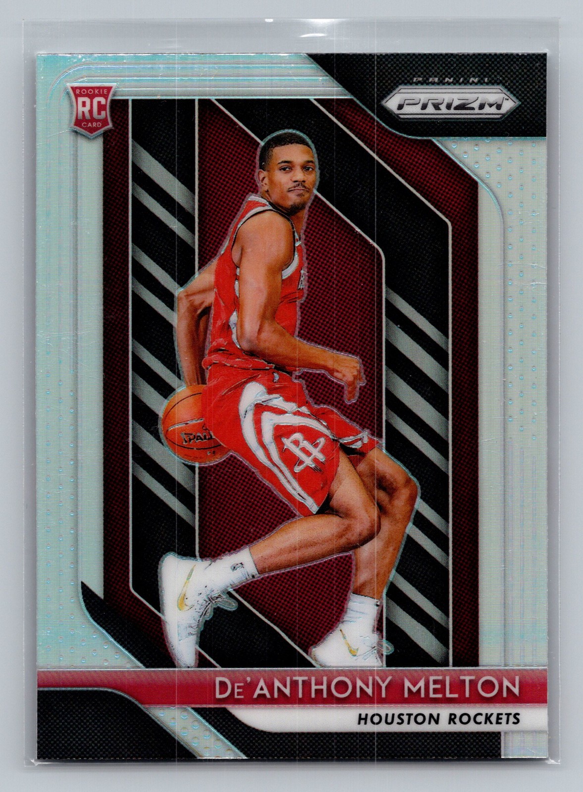 2018-19 Panini Prizm #4 De'Anthony Melton Prizms Silver RC Rockets Warriors