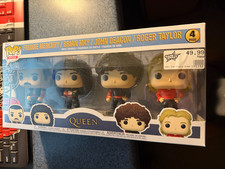 Funko Pop! Paquete de 4 Rocks Queen Freddie Mercury, Brian May, Deacon and Taylor