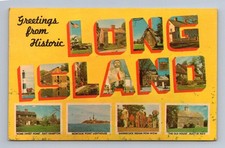Huntington Vintage New York Postcard LONG ISLAND Sagamore Hill Worlds Fair 1939