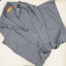 Red Kap CT10 Coverall Size 34 Charcoal Twill Action Back Regular CT10CH4