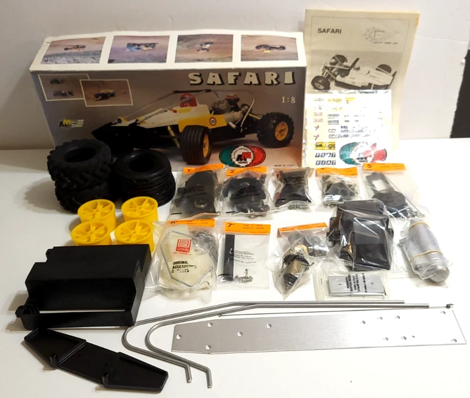 MANTUA MODEL SAFARY BUGGY - 1/8 - MODELLISMO RC VINTAGE - Immagine 2 di 4