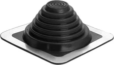 Oatey Closed to 5-3/4 in. Master Flash 8 x 8 Base Roof 8 x 8, Black 